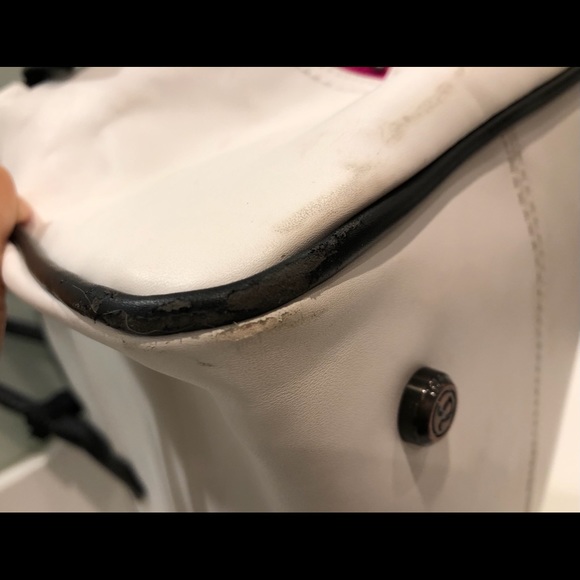 Lululemon Sweat Once A Day Bag ~ White ~ Handles - Picture 8 of 16